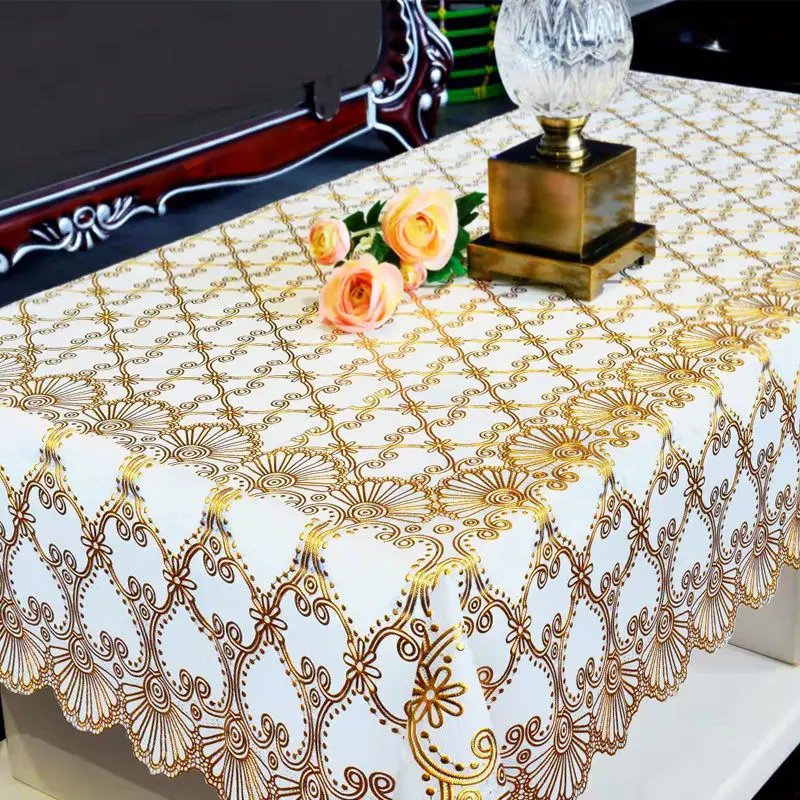 Nappe Rectangulaire Imperméable PVC – Effet Doré É - AUTRES PRODUITS chez home20.fr
