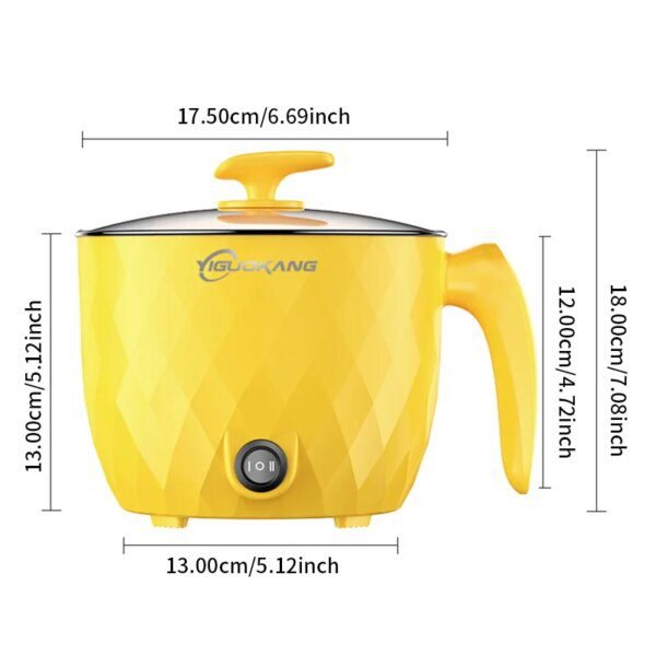 Multicuiseur Électrique 1,8L Compact – Hot Pot, Riz