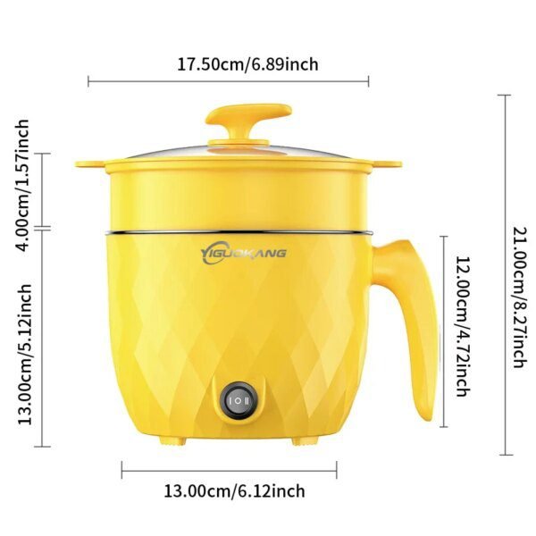 Multicuiseur Électrique 1,8L Compact – Hot Pot, Riz