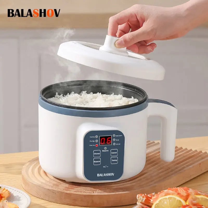 Cuiseur à Riz Électrique Double Couche 1,7L – Multifonction