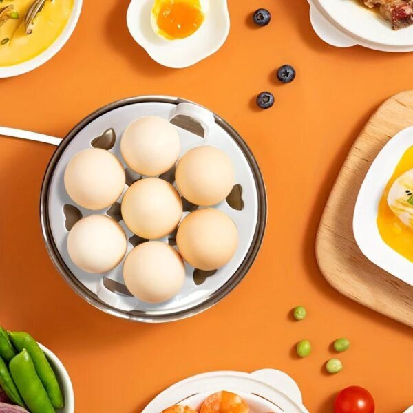 Cuiseur à Œufs Multifonction Compact – Petit Déjeuner Rapide