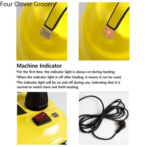 Nettoyeur Vapeur Multifonction WW638 – 2000W, Haute Température