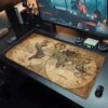 Grand Tapis de Souris Gamer – Carte Rétro HD