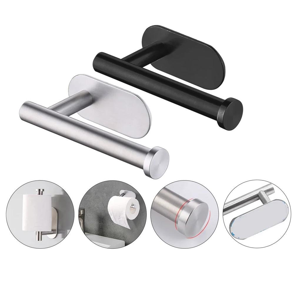 Toilette porte papier accessoire wc — Porte Papier Toilette Original en Acier Inoxydable - Fixation | home20.fr